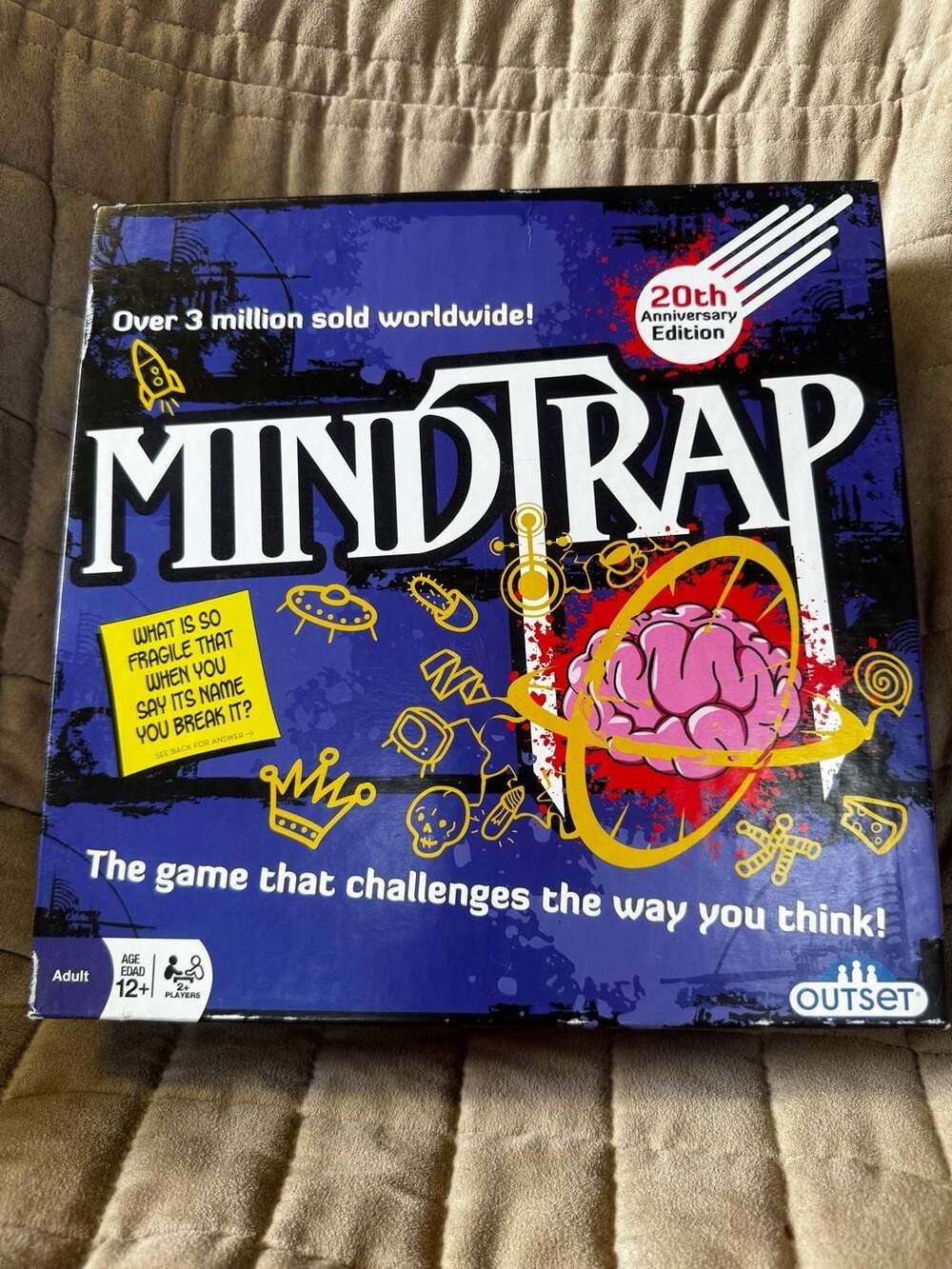 MindTrap 20th Anniversary Edition Board Game Outset